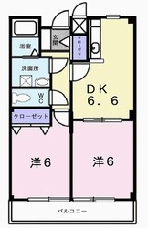 パティオセレッソの物件間取画像